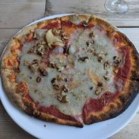 Vegan blue cheese pizza at Black Isle Bar and Rooms in Inverness