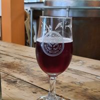 Fruit beer. at Black Isle Bar and Rooms in Inverness