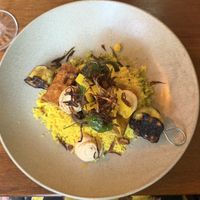 Vegan tofu skewers with couscous  at Iris in Eindhoven