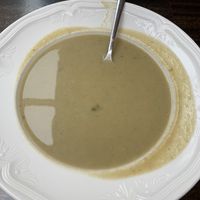 Broccoli soup (buffet) at The Settlement Center Restaurant in Borgarnes