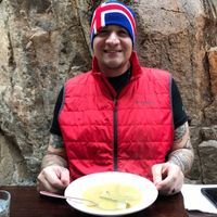 Vegan Soup at The Settlement Center Restaurant in Borgarnes