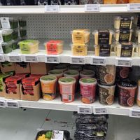 Humus and overnight oats at Netto in Egilsstadir