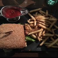 Vegan bbq burger  at Hamborgarafabrikkan in Reykjavik