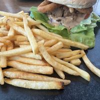 Vegan burger   at Islenska Hamborgarafabrikkan in Reykjavik