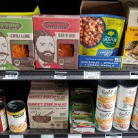 Gardein has chick'n noodle soup! Never knew at Elements of Nutrition in Wilmington