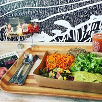 Juice & Salad Bar at Al Grano in Santiago