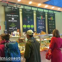 Food Bar  at Al Grano in Santiago