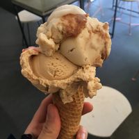 vegan ice cream in cone at Luicella's - Lange Reihe in Hamburg