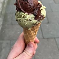 Pistachio, chocolate(?)  at Luicella's - Detlev-Bremer-Straße in Hamburg