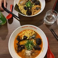 Vegan truffle ramen and vegan tan tan ramen at Ramen Ichiraku in Perth