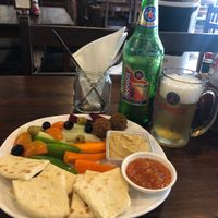 Plate at am/pm organic cafe in Pokhara