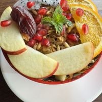 Smoothie bowl. The best item I had here    at am/pm organic cafe in Pokhara