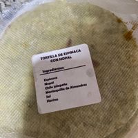 Flour tortillas vegan, also were oat tortillas for gluten free option   at Mercado Organico in La Paz