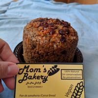 Vega. Carrot bread I got at the market at Mercado Organico in La Paz