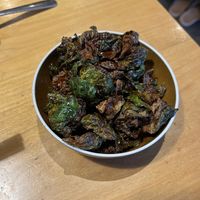 Brussel Sprouts   at Harajuku Izakaya Restaurant in Whistler