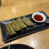 Vegetable Gyoza  at Harajuku Izakaya Restaurant in Whistler