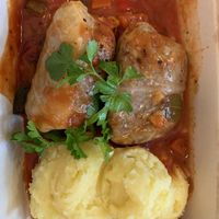 Sarmice (lunch special)  at Gaudi&Naan in Ljubljana