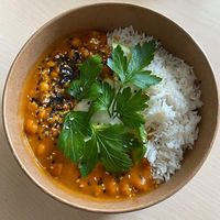 House curry at Gaudi&Naan in Ljubljana