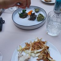 Vegan tris at Gaudi&Naan in Ljubljana