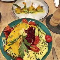 Starter salad was incredible!  at Gaudi&Naan in Ljubljana