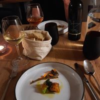 Menu dégustation plat numéro 1 at Gaudi&Naan in Ljubljana