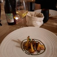 Menu dégustation plat numéro 2 at Gaudi&Naan in Ljubljana