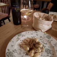 Menu dégustation plat numéro 3 at Gaudi&Naan in Ljubljana