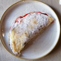 Japanese pancake at Gaudi&Naan in Ljubljana