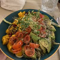 Fake green papaya  at Gaudi&Naan in Ljubljana