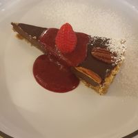 Chocolate tart €5 at Gaudi&Naan in Ljubljana