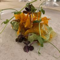 First course, paprika with cashew nut and basil  at Gaudi&Naan in Ljubljana