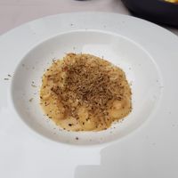 Gnocchi starter with mushroom sauce at Gaudi&Naan in Ljubljana