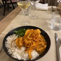 Chickpea curry  at Gaudi&Naan in Ljubljana