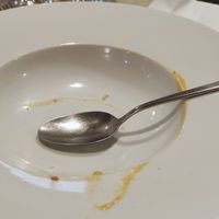 Empty soup plate! Cleaned with bread 😌🍞 at Gaudi&Naan in Ljubljana