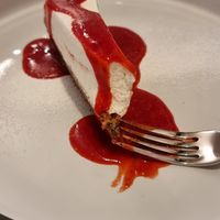 Cheese cake at Gaudi&Naan in Ljubljana