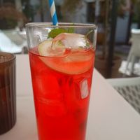 House ice tea at Gaudi&Naan in Ljubljana