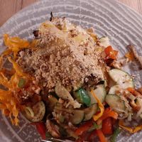 Cauliflower steak at Gaudi&Naan in Ljubljana