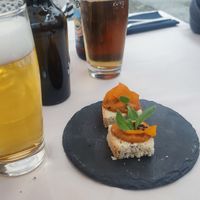 Appetizer offered by the house at Gaudi&Naan in Ljubljana