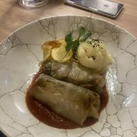 Stuffed cabbage rolls  at Gaudi&Naan in Ljubljana