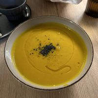 Nice creamy carrot soup of the day.  at Gaudi&Naan in Ljubljana