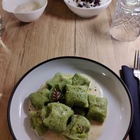 Gnocchi with 0 seasonal vegetables at Gaudi&Naan in Ljubljana