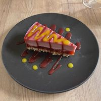 Cashew cheesecake  at Gaudi&Naan in Ljubljana