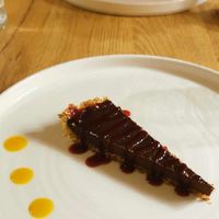 Course n.4: chocolate tart at Gaudi&Naan in Ljubljana