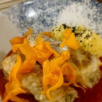 Gaudí cabbage rolls at Gaudi&Naan in Ljubljana