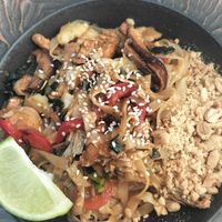 Pad thai at Gaudi&Naan in Ljubljana