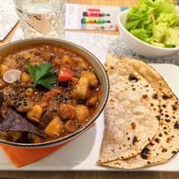 Super tasty vegan stew at Gaudi&Naan in Ljubljana
