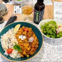 Buddha bowl at Gaudi&Naan in Ljubljana
