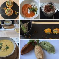 Menu  at Gaudi&Naan in Ljubljana