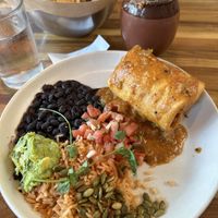 They can make the chimichanga vegan with jackfruit!   at Cactus in Kirkland
