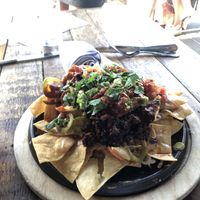 Vegan nachos with chorizo at Pablo y Pablo in Seattle